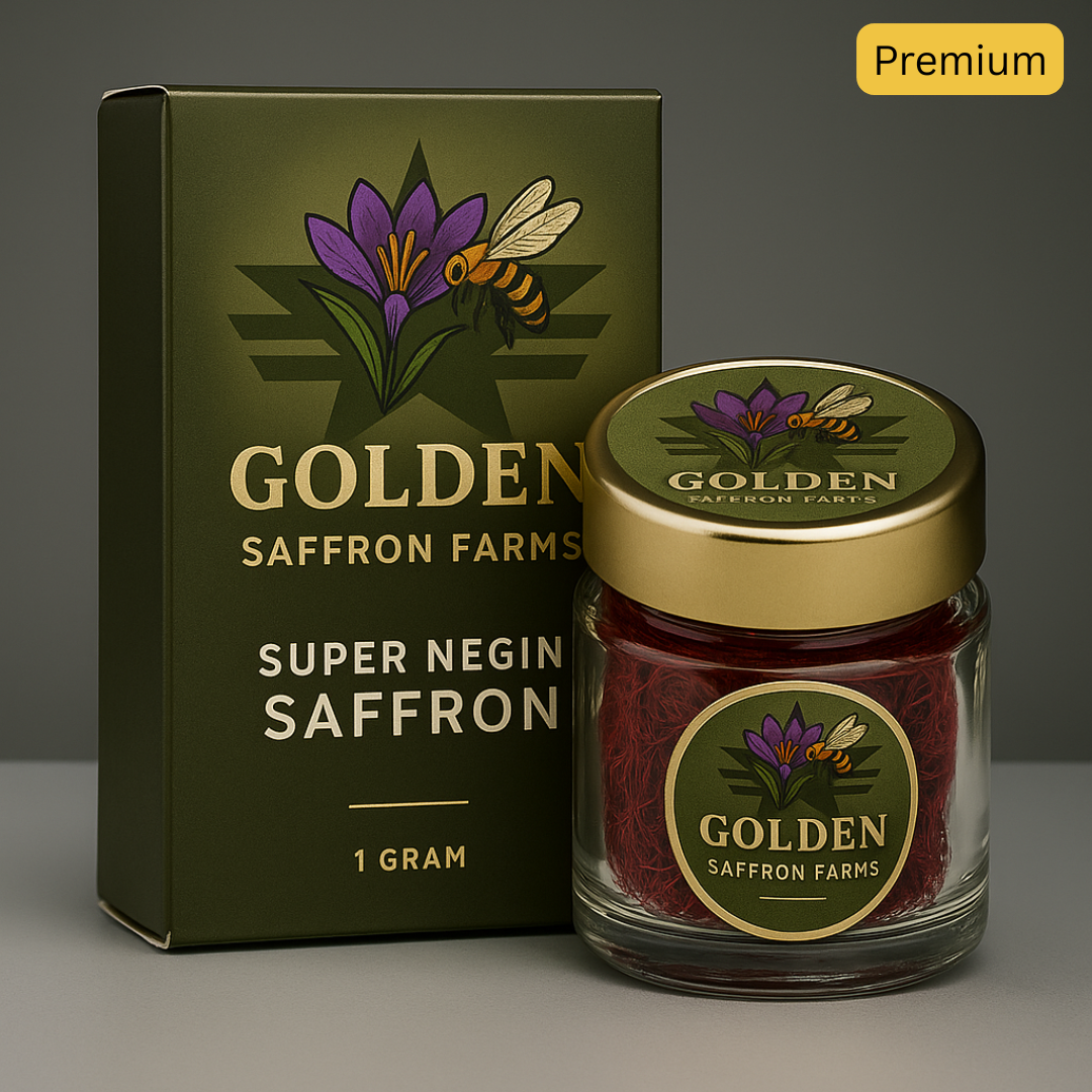 Saffron Premium Label